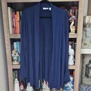 Susan Graver Navy Women's Cardigan